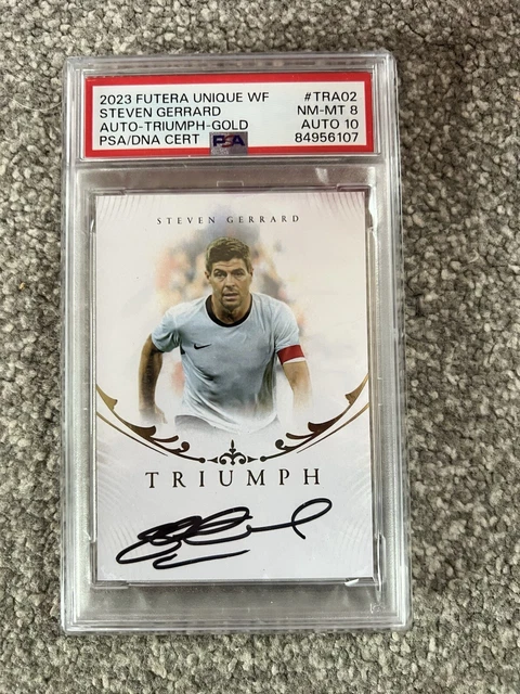 STEVEN GERRARD ON Card Auto /09 Futera 2024 Glory Liverpool 