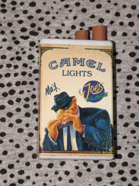 Vintage Camel Brand Cigarettes Lighter Max Camel Logo Bottom Strike Match Flint