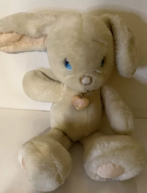 Vintage Applause Bunny Rabbit White SNOWBALL 1985 Precious Moments