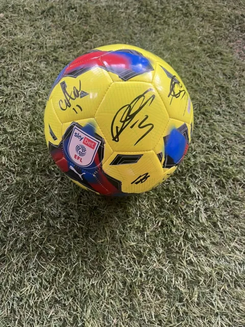 Middlesbrough FC 2023/23 SQUAD signierter Ball **EXAKTER BEWEIS** COA
