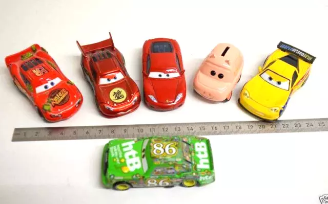 Disney Pixar Cars Set 6 Cars Modell Autos aus Metall - Set 9