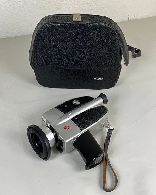 Caméra Ancienne Bauer C8 Super Avec Sacoche - Made In Malaysia