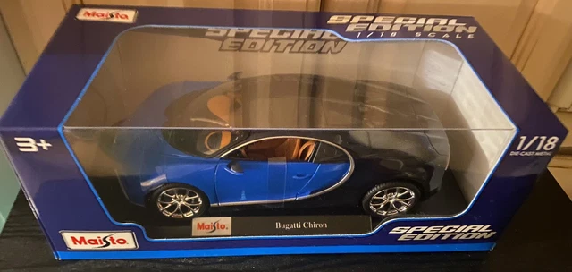 MAISTO BUGATTI CHIRON Special Edition Boxed 1:18 Diecast Model Car New