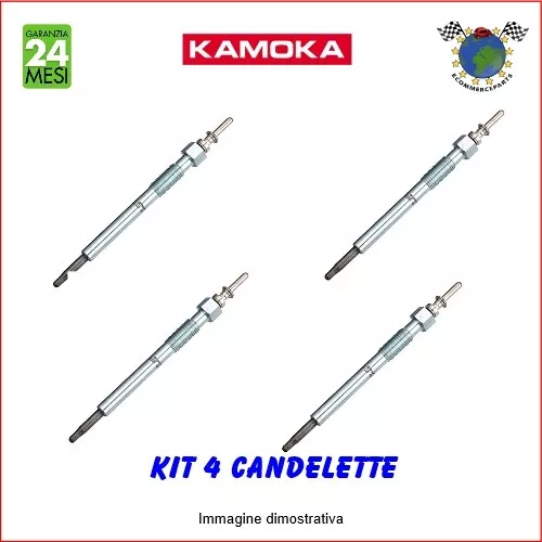 Kit 4 candelette Kamoka per MINI TOYOTA COROLLA YARIS VERSO URBAN AURIS IQ