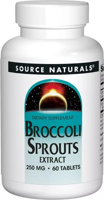 Source Naturals Broccoli Sprouts Extract 60 Tablets, Sulforaphane, Liver Support