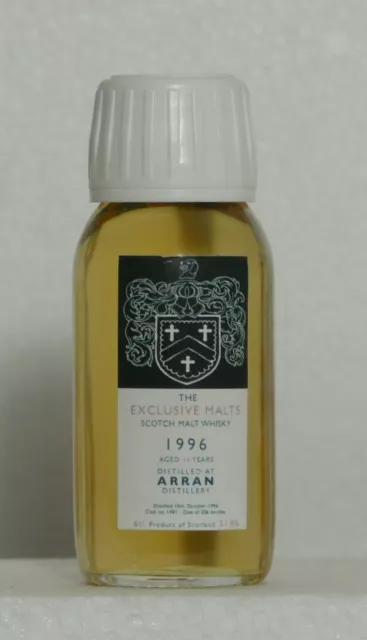 ARRAN 1996 16yo  Scotch Malt Whisky  6cl  Mini 51,8% one of 306 bottles
