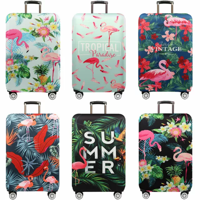 Elastic Flamingo Travel Luggage Suitcase Protective Cover 18-32inch Anti Scratch