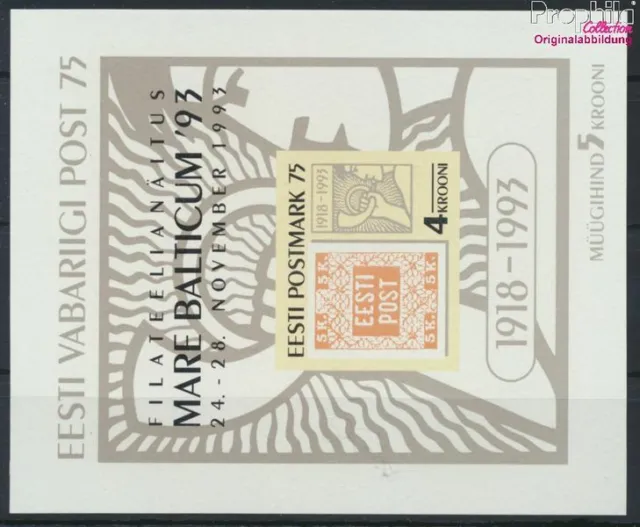 Briefmarken Estland 1993 Mi Block6 (kompl.Ausg.) postfrisch(9276895