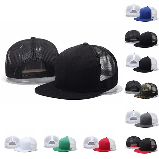 Casquette chapeau plat réglable respirant hommes femmes baseball baseball simpl