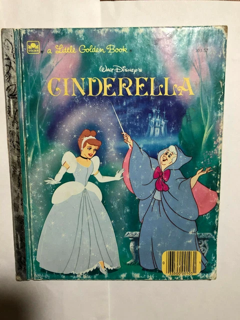 Walt Disney Cinderella A Little Golden Book 1986 Hardcover