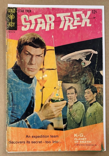 Star Trek 1 photo cover Silver Age Gold Key Comics 1967 FR Fair LOW Grade filler