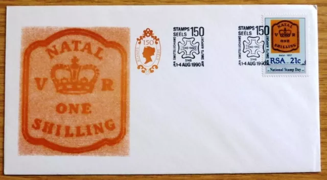 1990 South Africa RSA Stamp First Day Cover-'Stamp Day' Item No D-1102
