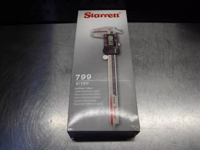 Starrett Digital Caliper .0005" Resolution 0-6"/0-150mm Rang 799 6/150 (LOC1348A