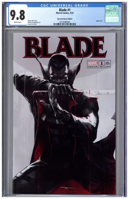 Blade #1 CGC 9.8 Spectral Comics Trade Edition Ivan Tao Variant COA 666 2023