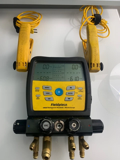 Fieldpiece SM480V 4Port SMAN Refrigerant Manifold Wireless Data Logging