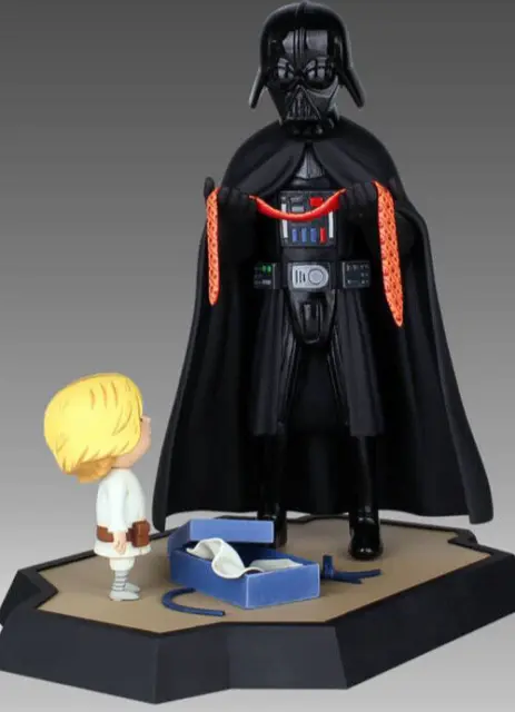 STAR WARS Darth Vader and Son Luke Maquette + Original Book 2014 Gentle Giant 3