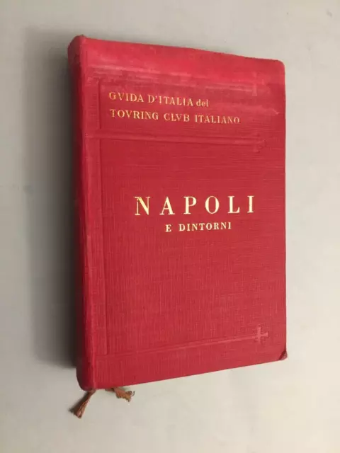 P561-Guide: Bertarelli: Guida d'Italia del Touring Club: Napoli, 1931 Bel ex.