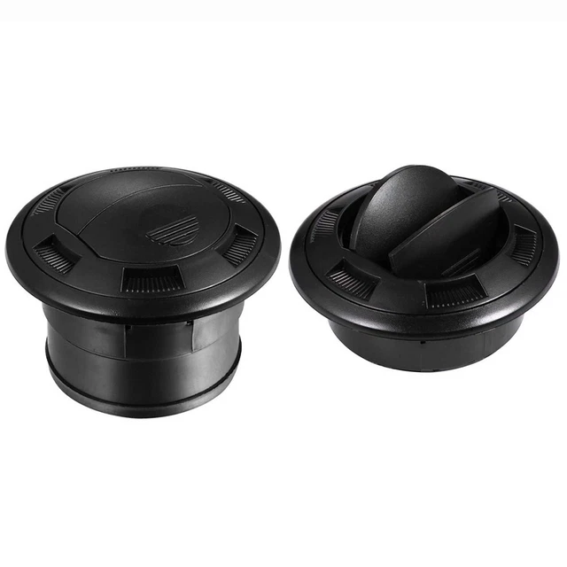 Durable Black Diesel Heater Duct Vent Adjustable Airflow High quality Material