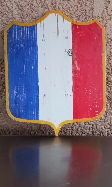 porte-drapeau ancien tricolore