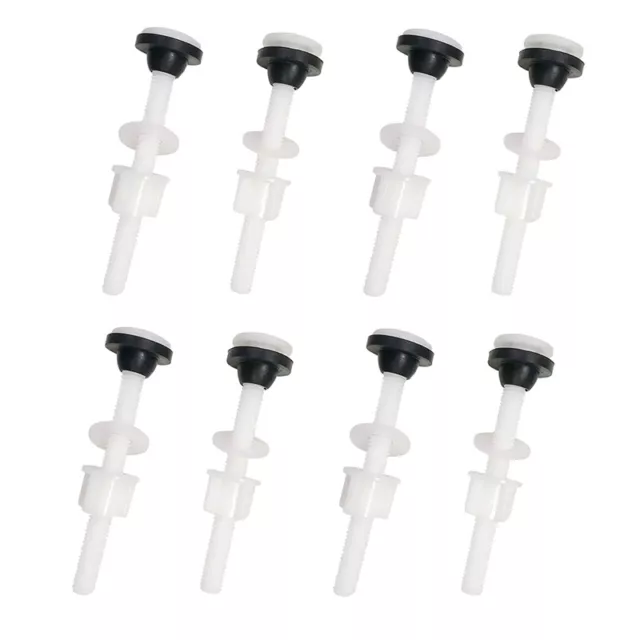 8 Pack Toilet Tank Plastic Bolts M10 Tank to Bowl Bathroom Toilet Repair9692