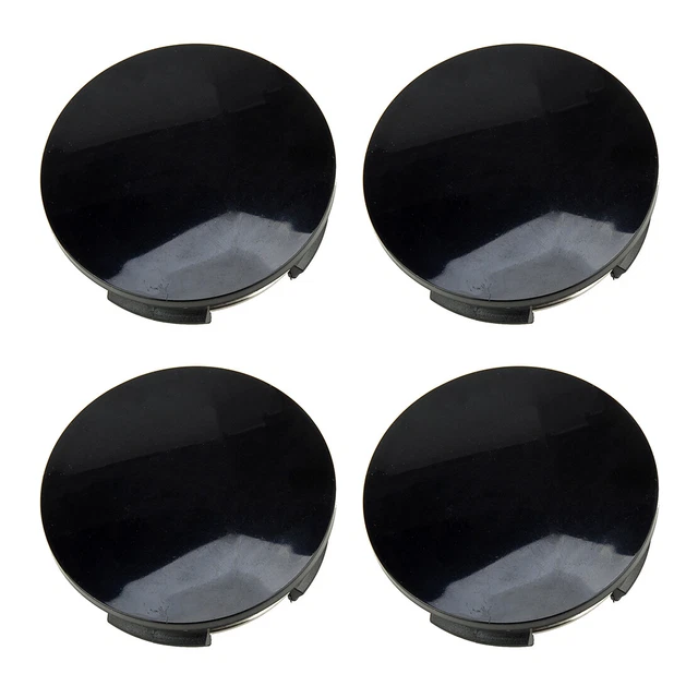 Car 4PCS 57mm Wheel Center Caps Hub Tire Rim Hub Cap Cover Universal Black