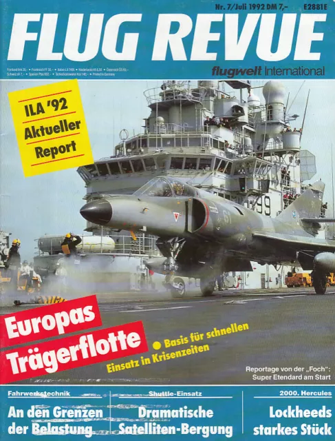 [g17]  Zeitschrift - Flug Revue - 07/92 - Juli 1992 - gebraucht