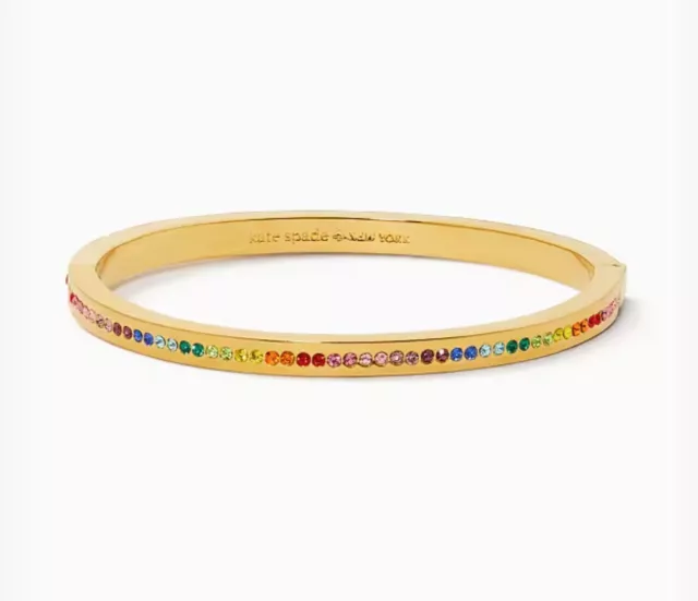 🌸NWT Kate Spade Ring IT Up Pave Hinged Bangle O0RU3174 Multi $79