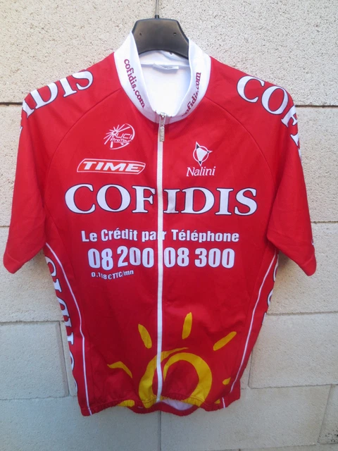 Maillot Cycliste Vintage Crédit Agricole LOOK Tour 1999 - Nalini Taille 3 - Collection