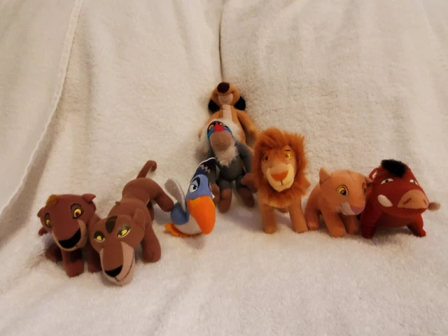 Lot Of 8 McDonald's Lion King II Simba's Pride Plushes Simba Pumba FREE SHIPPING