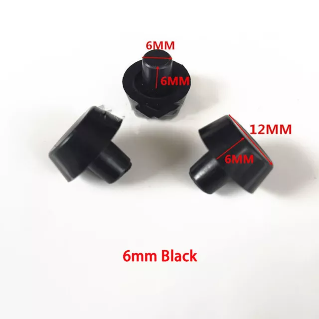 Hole Plugs 5/6/7/8mm Anti-impact Rubber Pellets Silicone Anti-slip Buffer Pad 2