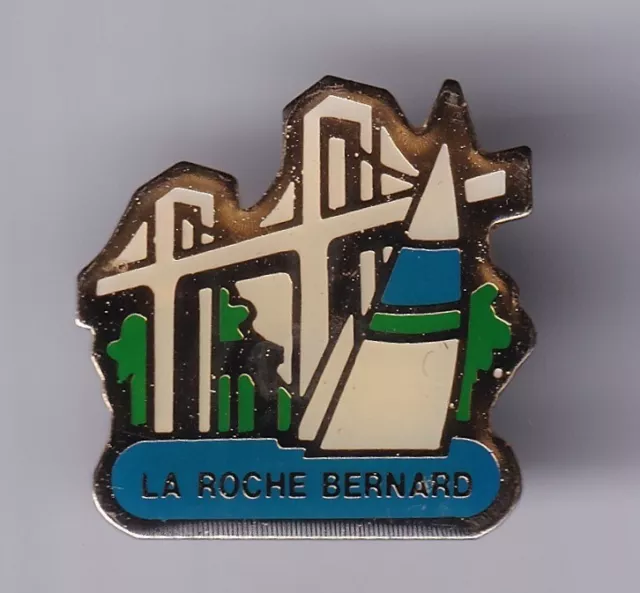 Rare Pins Pin's .. Tourisme Pont Bridge Voilier Bretagne La Roche Bernard 56 ~Fl