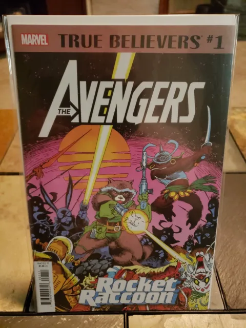 True Believers: Rocket Raccoon #1 NM- 9.2 Marvel Comics 2019 Avengers