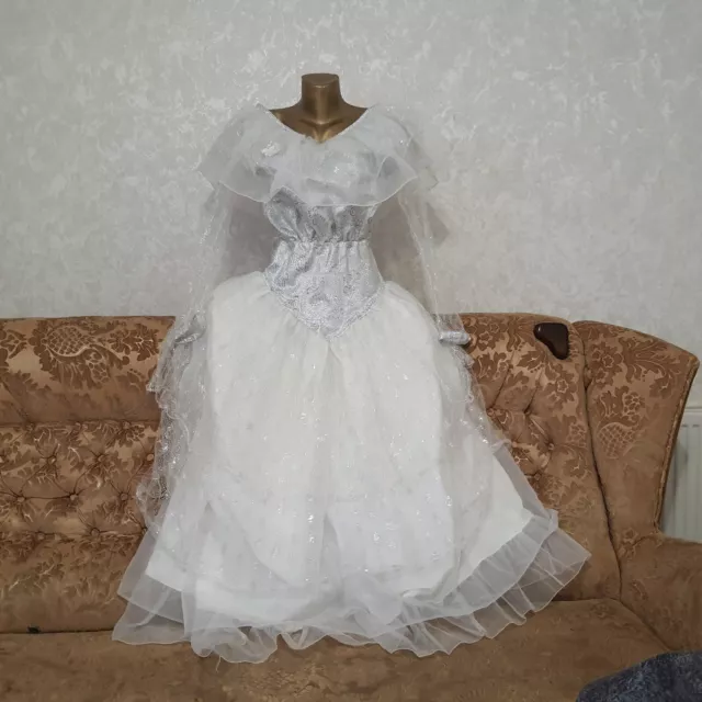 USSR wedding dress, vintage, Soviet wedding dress, original.