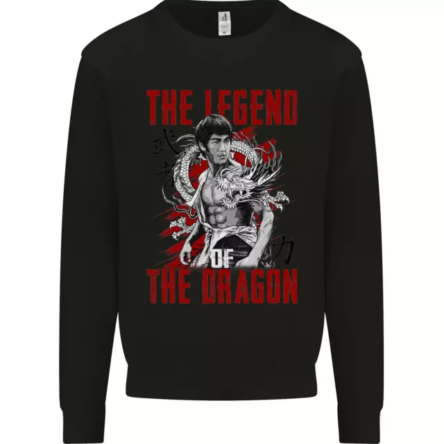 Felpa Maglione Legend of the Dragon MMA Film Arti Marziali Bambini