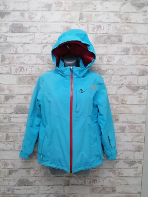 The North Face Hyvent Rain Jacket Full Zip Jacket Coat, Blue, Girls  14-16 Years