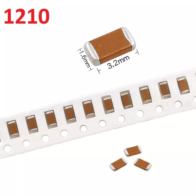 6.3V 10V Bis 2KV 1210 SMD Kondensatoren (100PF Bis 220uF) Keramikkondensator