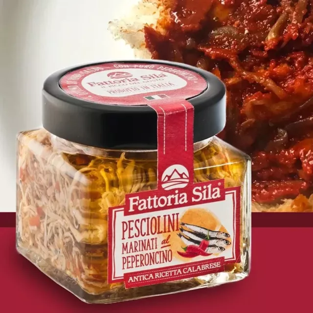 Pesciolini Marinati al Peperoncino Fattoria Sila 190 g