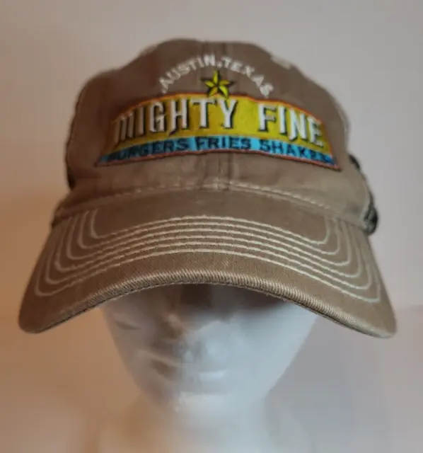 Mighty Fine Burgers Trucker Hat - Austin Texas Hamburger Restaurant Baseball Cap