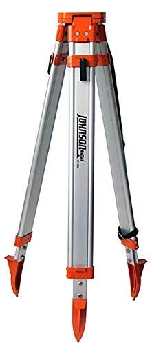 Level & Tool 40-6335 Contractor Aluminum Tripod with 5/8" - 11 Thread 4'-5' W...