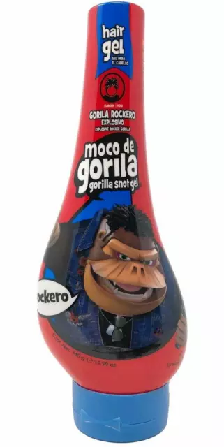Gel para Pelo Moco De Gorila Rockero Squizz 352ml Cabello Cuidado Belleza Nuevo