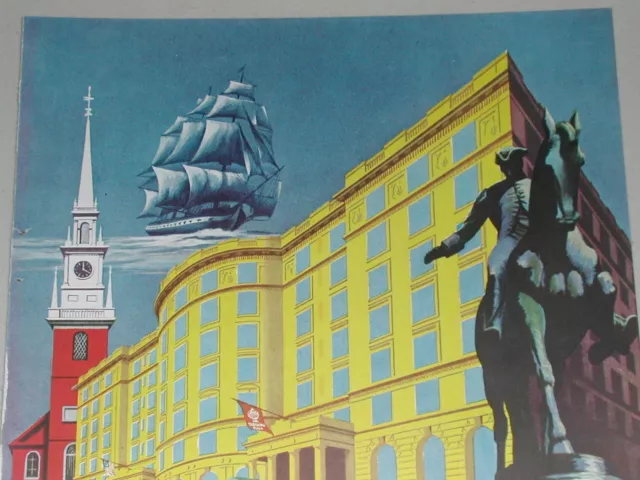 1955 Sheraton Hotel ad, Sheraton Plaza Hotel, Boston 2