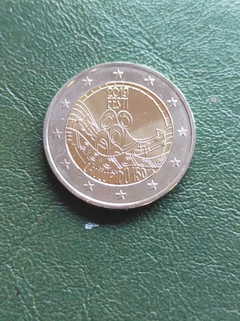 Estonie monnaie 2 euros 2019 commémorative