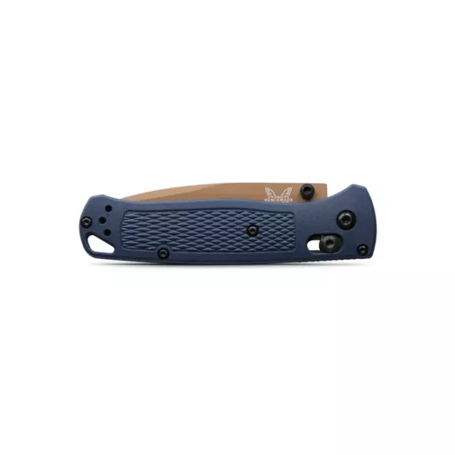 NEW Benchmade 535FE-05 Bugout CPMS30V Flat Earth Blade Crater Blue Handle Knife 3