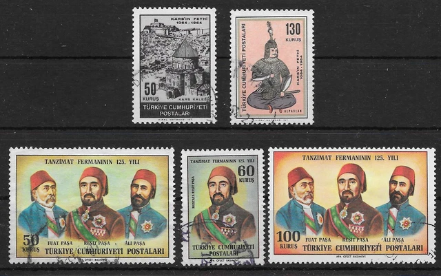 g234 TÜRKEI MiNr 1915/16+1928/30 o