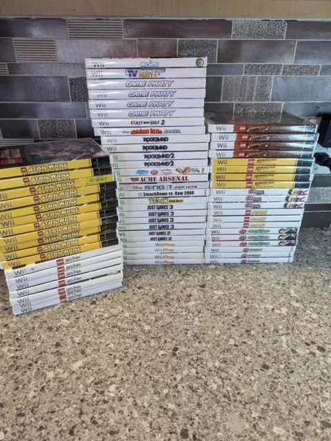 Nintendo Wii Games - Huge Assortment Buy 2 get 15% Buy 3 Get 25% FreeShip
