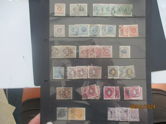 Sweden Stamps: Used Variety Sets - FREE POST! (T5099)