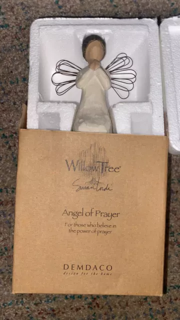 Willow Tree Angel of Prayer Demdaco Susan Lordi 1999 4" "FREE SHIPPING"