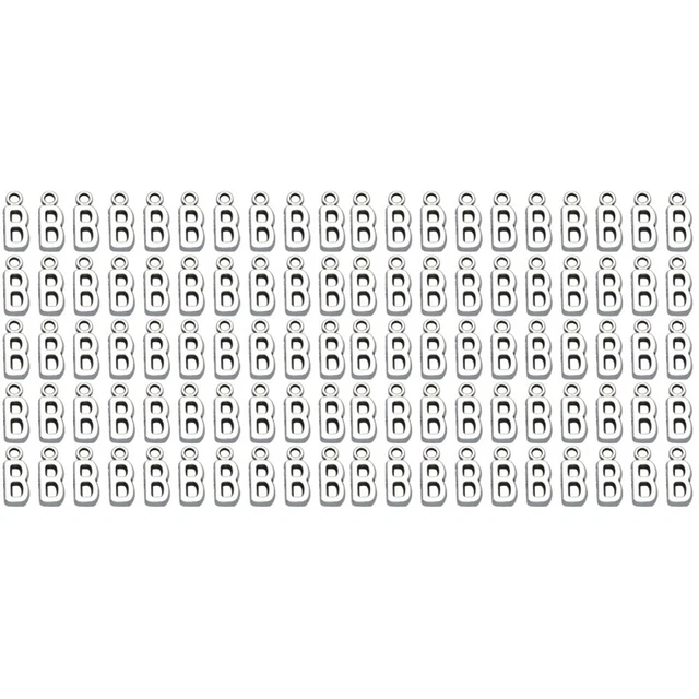 100 pcs Brief Anfänglichen Charme Initial Charme Armband