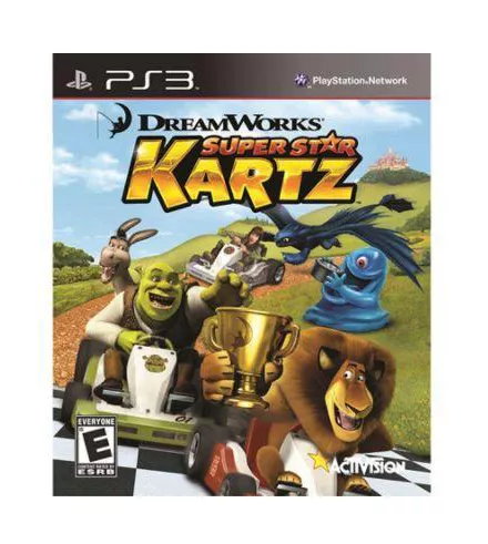 Dreamworks Super Star Kartz (PlayStation 3, 2011) Tested & Works manual included