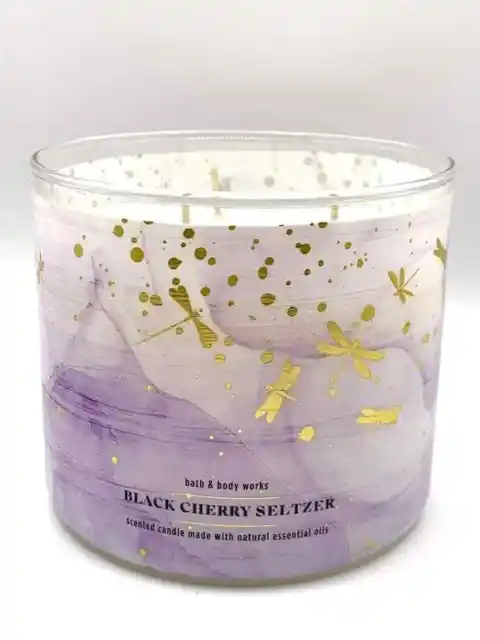 Bath & Body Works 3-Docht Kerze Black Cherry Seltzer 411g